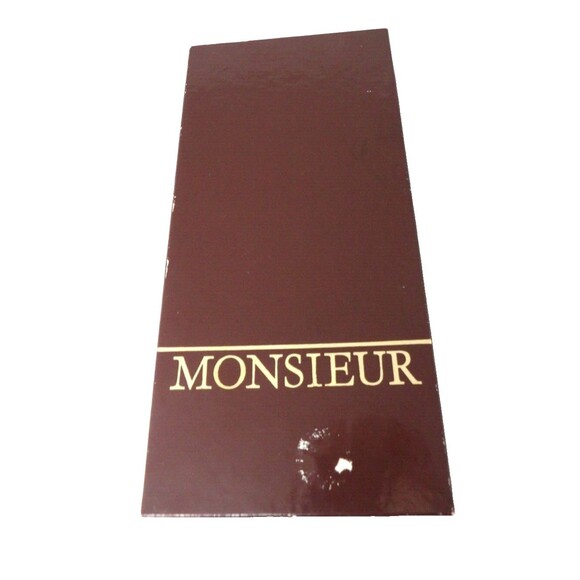 Monsieur NOB Embroidered Mens Fine Handkerchiefs All Cotton Handrolled Vintage W - Picture 6 of 11